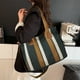 thumbnail image 4 of Bolso de hombro de mujer - Bolso mensajero casual con correa ajustable • Poliéster • 36x28x9cm • Blanco, negro, rojo, amarillo, verde, 4 of 6