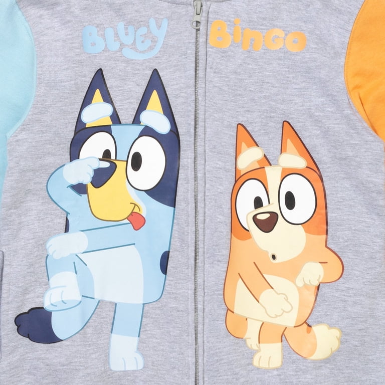 Bluey Toddler Boys' Fleece Zip-Up Hoodie photo 4