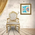 thumbnail image 3 of PI Galerie 20x20 Gold Ornate Wood Framed with Double Matting Museum Art Print Titled - Greek Islands Map White, 3 of 4