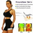 thumbnail image 4 of Sauna Leggings for Women Sweat Pants Compression High Waist Slimming Hot Thermo Workout Training Capri Body Shaper, 4 of 5