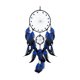 thumbnail image 2 of Atrapasueños de curación de Blue Dreamcatcher, decoración para el hogar tejida, lámpara de noche, atrapasueños de plumas, campanilla de viento, 2 of 6