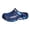 Blue, variant on Men's EVA Clogs Closed Toe Platform Sandals Slip on Outdoor Walking Shoes with Arch Support Casual Garden Shoes for Summer Khaki Size 7.5
