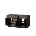 thumbnail image 5 of Abbey 60 in W x 22 in D Brown Oak Double Bath Vanity, 5 of 6