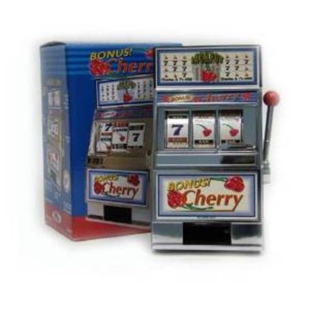 Cherry Bonus Slot Machine Bank with Spinning (Best Iain M Banks)