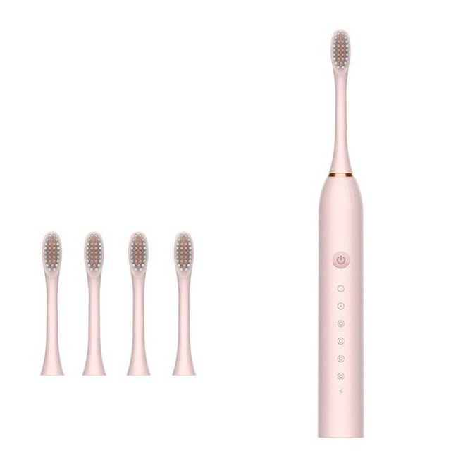 Rechargeable Electric Toothbrush, Whitening Toothbrush with 6 Cleaning Modes and Smart Timer
