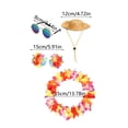 thumbnail image 3 of Holiday Porch Goose Garland with Straw Hat and Sunglasses Decorative Set for Outdoor Patio Festive Season, 3 of 9