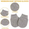 thumbnail image 3 of 6 pares de mitones para recién nacidos, guantes para bebés y niños pequeños, mitones sin rasguños para bebés de 0 a 6 meses para niños y niñas Zhivalor BST3050607-3, 3 of 5