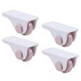 thumbnail image 1 of 2x Ruedas Autoadhesiva de 4 Piezas con Rotación Universal de 360 Grados Poleas Pequeñas Bo de Rodillo de Rueda Adhesiva para Cajas de 2 piezas, 1 of 3