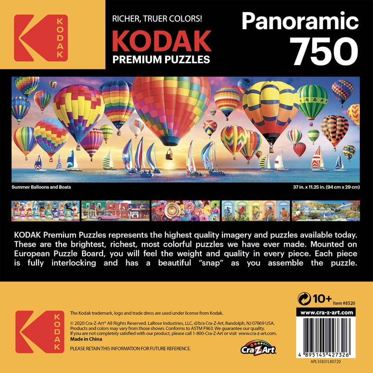 Cra-Z-Art Kodak 750-Piece Summer Balloons and Boats Panoramic