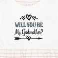 thumbnail image 4 of Inktastic Godmother Proposal Girls Baby Dress, 4 of 5