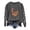 Dark Gray, variant on TIANZEN Oversize Women Long Sleeve Crewneck Sweatshirts Chicken Printed Lightweight Loose Sweatshirts Top Comfortable Sweat Shirts