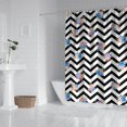 thumbnail image 2 of Pioneer Flower Floral Print Pattern Shower Curtain 84"x72", Bathroom Decorative Shower Curtain Set with 12 Hooks, Waterproof Washable, 2 of 6