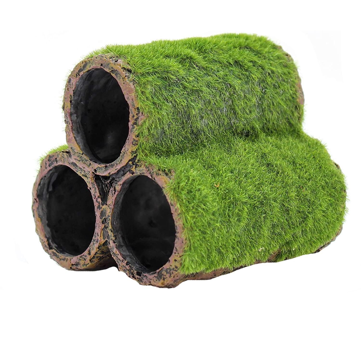 Cachette tuyau pour aquarium de Penn Plax