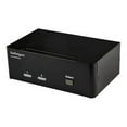 thumbnail image 1 of StarTech.com 2-Port DisplayPort KVM Switch - Dual-Monitor - 4K 60 - with Audio & USB Peripheral Support - DP 1.2 - USB Hub (SV231DPDDUA2) - KVM / audio / USB switch - 2 x KVM / audio / USB - 1 local user - desktop - AC 120/230 V / DC 12 V - for P/N: SVA12M2NEUA, SVA12M5NA, 1 of 5