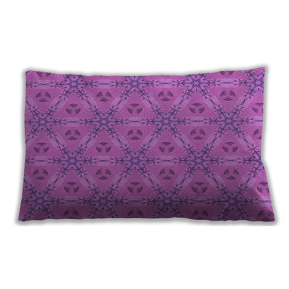 Ahgly Company Indoor Rectangular Contemporary Lumbar Throw Pillow, 13 inch by 19 inch