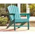 thumbnail image 2 of Signature Design by Ashley Contemporary Sundown Treasure Adirondack Chair  Turquoise, 2 of 9