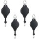thumbnail image 1 of 4 Pack PLant PuLLey RetractabLe PLant Hook PuLLey AdjuStabLe PLant Hanger Hanging FLower BaSket For, 1 of 4