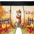 thumbnail image 4 of Happy Thanksgiving Shiba Inu Give Thanks Fall Beanie Scarf Welcome All Over Print Boxer Briefs Underwear for Men Dad Shibas Dog Lovers Gifts Idea - 00020, 4 of 6