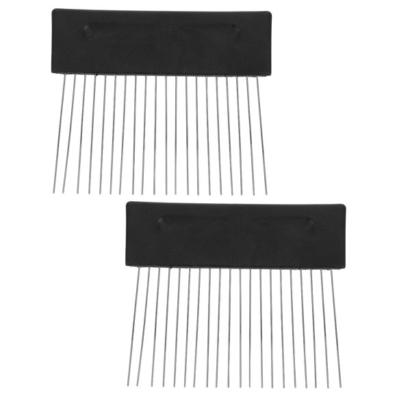 CIMAXIC 2Ud Herramienta De Textura Para Pared Negro Inoxidable Con De Vetado