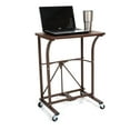 thumbnail image 3 of Origami Folding Computer Desk for Office, Students & Gaming, Vintage Bronze, 3 of 9