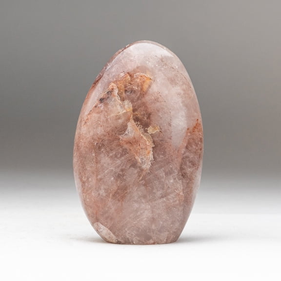 Polished Strawberry Quartz Freeform from Madagascar (1.2 lbs)