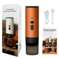 thumbnail image 1 of 3 In1 Portable Coffee Maker 72W Portable Coffee Maker 12V Machine Rechargeable Portable Coffee Maker USB Coffee Maker Water Reservation 90ml Glasses 32 Acrylic Tumblers Shatterproof Cups Frosted, 1 of 3