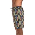 thumbnail image 2 of Whiskey and Oak Men's Bathing Suit Swim Trunks 94953-5726-XS (Black - Seahorse, Medium), 2 of 3