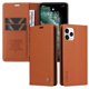 thumbnail image 1 of Funda para iPhone 11 Pro Max Estuche de Cuero PU Tipo Cartera con Ranuras para Tarjetas y Cierre Magnético, 1 of 5