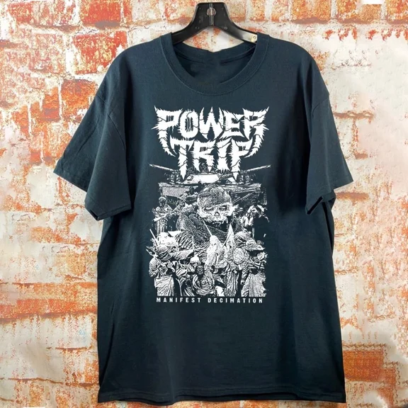 Reprint Rare Vintage Power Trip Gift For Fans Men S-5XL 10D612