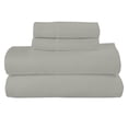 thumbnail image 2 of 4-Piece King Ultra-Soft Dark Grey 300 TC Cotton Sateen Silvadur™ Antimicrobial Sheet Set, 2 of 6