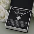 thumbnail image 4 of Love Knot Necklace Personalized Christmas Day Gifts for mom from Daughter, Gift for Mom, Necklace for Mom, Jewelry from Daughter to mother, Special Gifts, 4 of 4