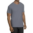 thumbnail image 4 of Fruit of the Loom Men's EverLight Go Active Black and Gray Crew T-Shirts, 3 Pack, 4 of 7