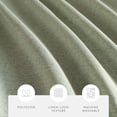 thumbnail image 3 of Linen-Look Polyester Shower Curtain in Essential Colors, 3 of 7