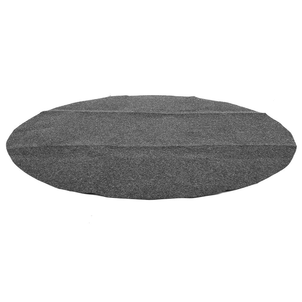 LYUMO Floor Mat, Barbecue Mat, 36in Round Shape Gary Barbecue Mat Oil