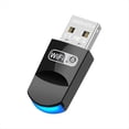 thumbnail image 1 of Adaptador WiFi USB AX900 WiFi 6 de 286 Mbps, Bluetooth 5.4, Tarjeta de Red Inalámbrica de 2,4 G/5 GHz para Ordenadores de Escritorio y Portátiles con 10 11., 1 of 8