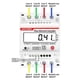 thumbnail image 2 of 4P Rail Type Three-Phase Four-Wire Energy Meter Multi-Function Backlit LCD Display Watt-hour Meter Bidirectional Metering kWh, 2 of 4