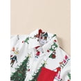 thumbnail image 4 of Bagilaanoe 2pcs Toddler Baby Boy Christmas Clothes Short Sleeve Shirt Tops + Shorts 6M 12M 18M 24M 3T 4T 5T Kids Casual Shorts Set, 4 of 9