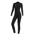 thumbnail image 2 of Combinaison de Plongée en Néoprène 3mm Extensible Corps Entier Fermeture Éclair avant Surf Natation Protection Pièce Garde au Chaud Séchage Rapide Surf - Femmes TG, 2 of 8