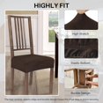 thumbnail image 2 of Stretch Dining Chair Seat Covers Set of Soft Removable Washable Seat Covers for Dining Chairs Dining Room Protector (Rear-Cove Butterfly), 2 of 8