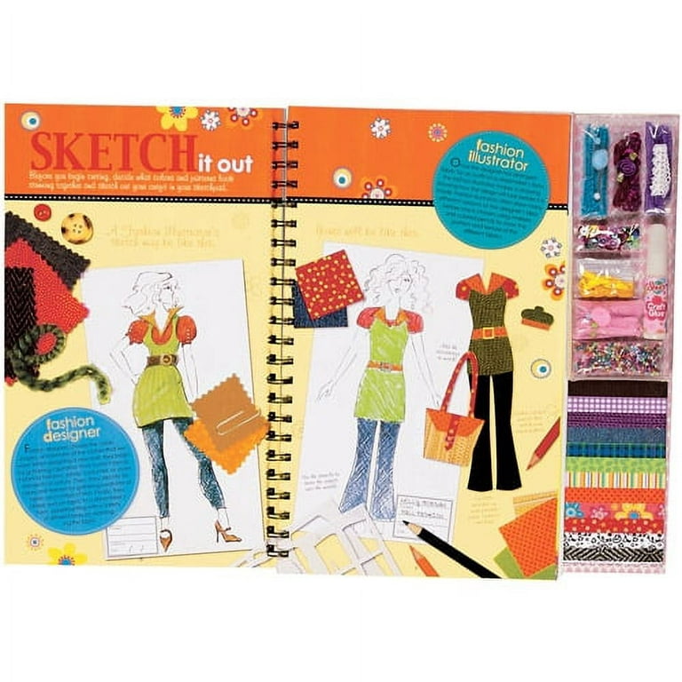 T.S. Shure Mini Chic Fashion Designer Book and Kit 