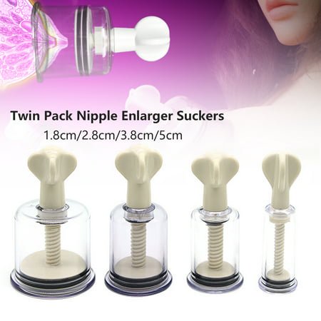 Manual Breast pump,Clear Breast pump for Travel & Home,1.8/ 2.8/ 3.8/ 4.8cm  Nipple Enlarger Suckers Suction Pumps,by