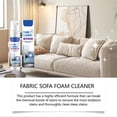 thumbnail image 4 of Powerful Fabric Sofa Foam Cleaner, Sofa Fabric Cleaner, Multi Purpose Foam For Deep Cleaning Upholstery, No Scrub Quickly Upholstery Cleaner for Furniture, for Carpet Curtain Mattress (1PC), 4 of 8