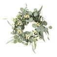 thumbnail image 5 of PAMINGONO 1Pc Vivid Leaf Wreath Plastic Door and Wall Hanging Decoration for Home and Outdoor Use, 5 of 8