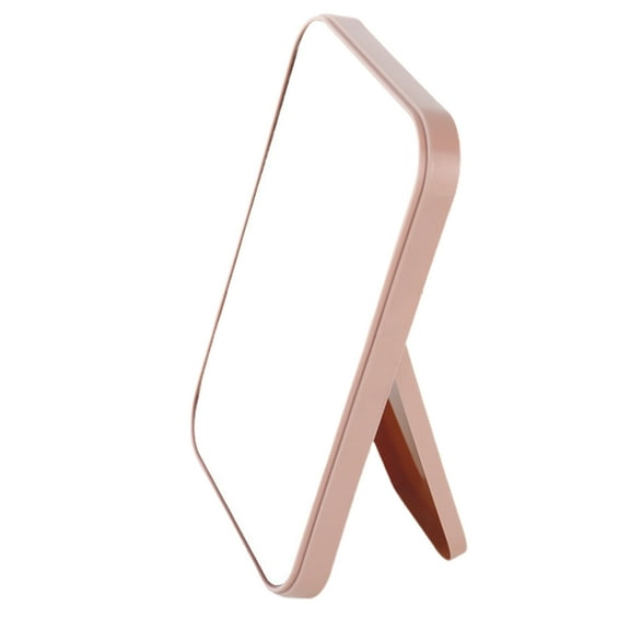 Desktop Makeup Mirror, Foldable Smooth Anti-fog Durable Portable Rectangle Make Up Mirror for Women Table Desk Bathroom Use
