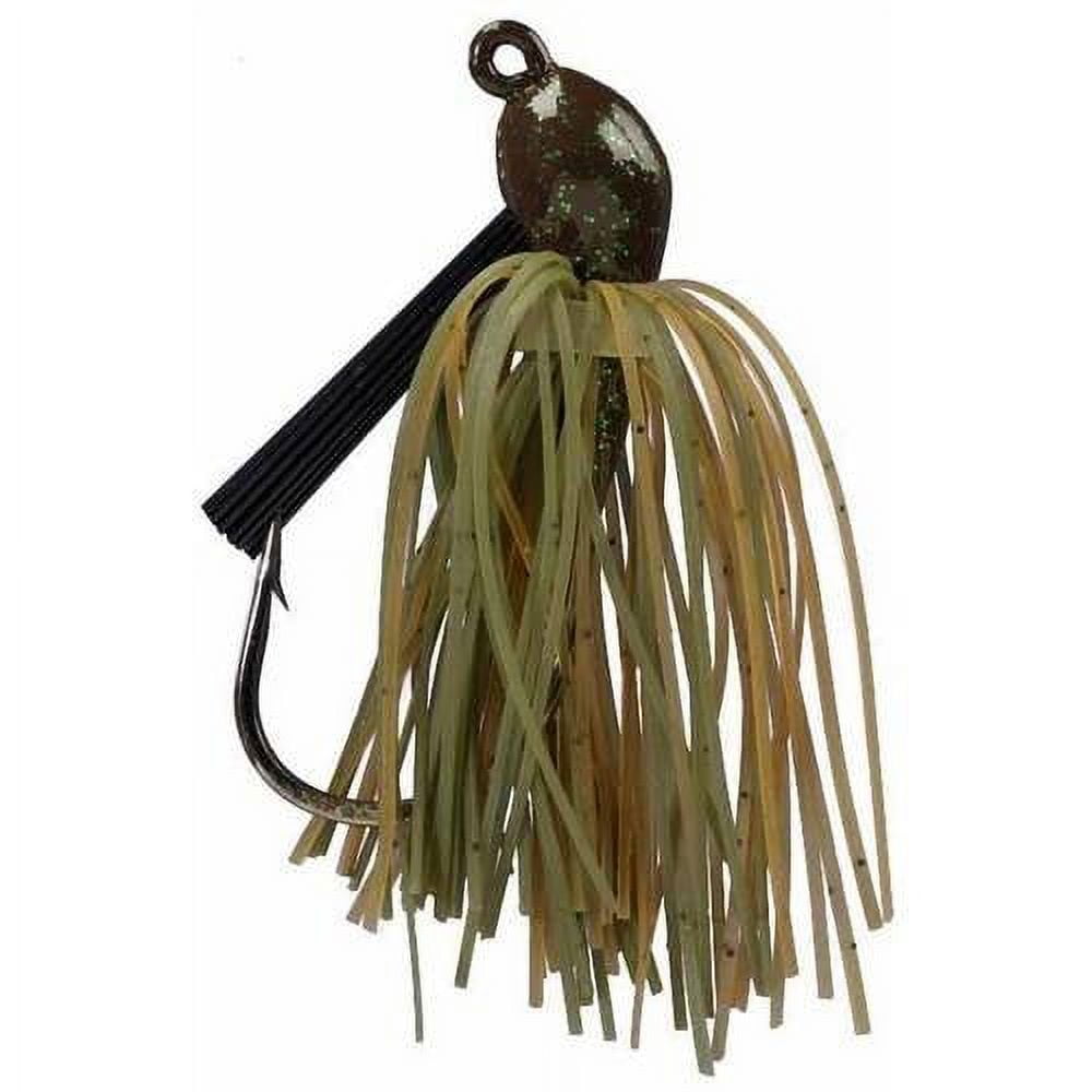 (3 pack) Strike King Bitsy Bug Mini Jig 1/4oz Green Crawfish Bass Jig
