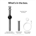 thumbnail image 3 of Google Pixel - Android Smartwatch with Fitbit Activity Tracking - Heart Rate Tracking Watch - Polished Silver Stainless Steel case with Charcoal Active band - LTE, 3 of 12