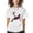White, variant on Sports T Shirts for Women Short Sleeve Cotton Crewneck T-Shirt Soccer Overhead Kick Watercolor Splash Tee Tops Casual Basic T-Shirts, XS-5XL White S