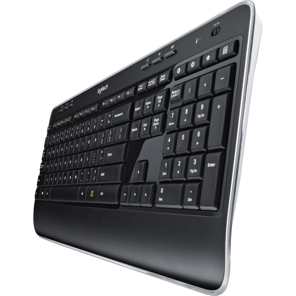 Used Logitech K520 Wireless Keyboard with Receiver (820-002864)