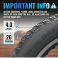 thumbnail image 3 of Neumático Hycline Ebike Fat 20x4.0 pulgadas para bicicleta eléctrica, 3 of 7