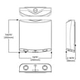 thumbnail image 2 of Sure-Lites SELW25 SELW .6/.8W 120/277V Plata Luz de emergencia LED integrada Plata, 2 of 2
